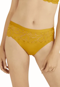 Slip brésilien Dentelle Prodigieuse - Ocre