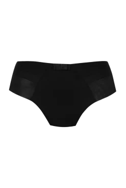 Slip brésilien Tulle Design - Noir