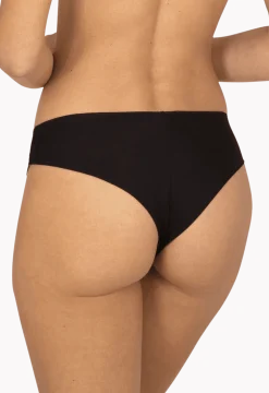 Slip brésilien Vertige Drapé - Noir