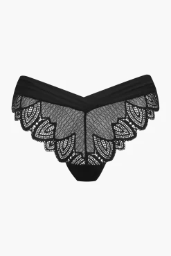 Slip brésilien Vertige Drapé - Noir