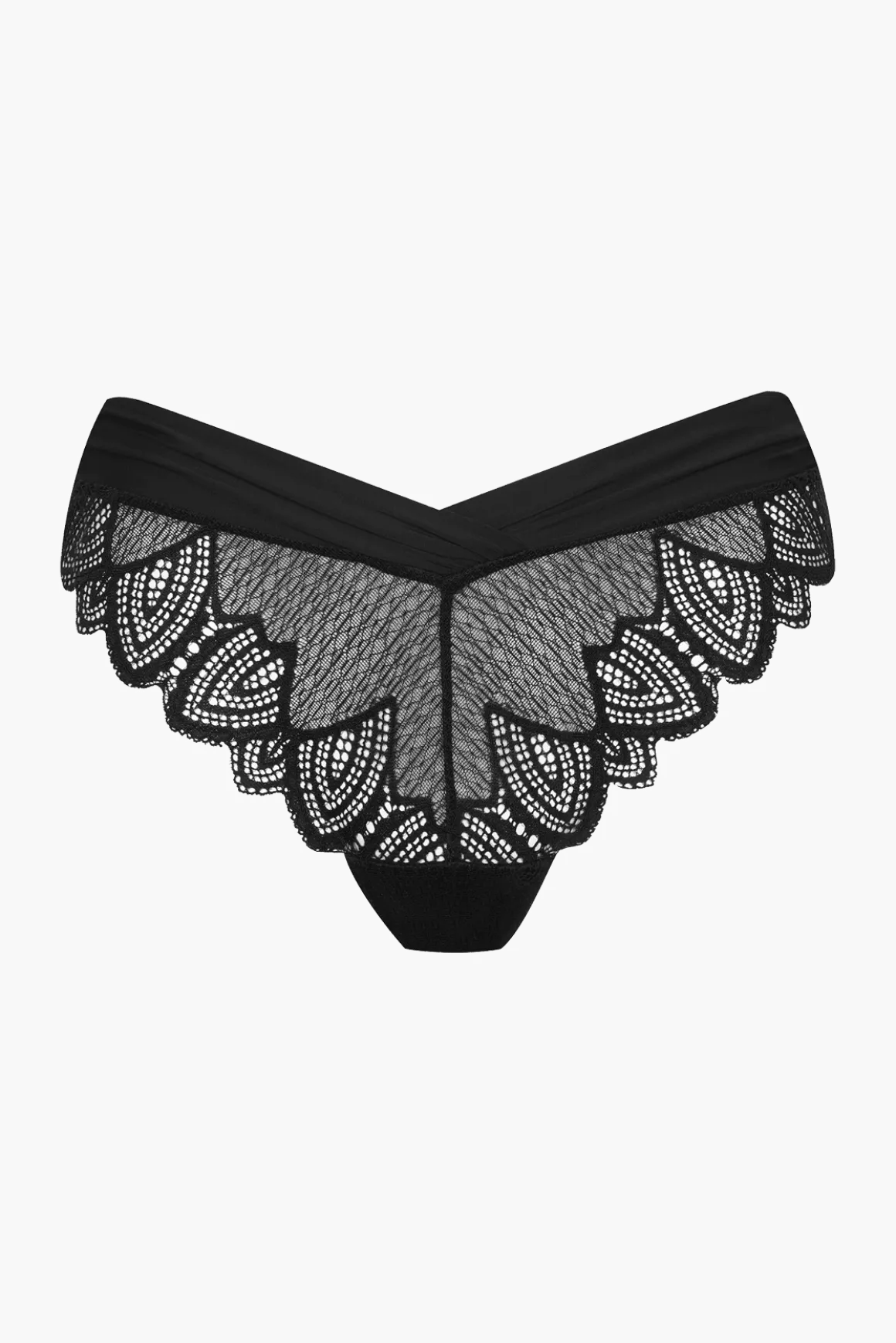 Slip brésilien Vertige Drapé - Noir