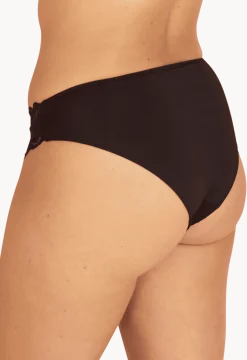 Slip Dentelle Audacieuse - Noir