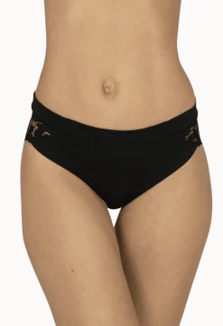 Slip en coton biologique Intimement Bio - Noir