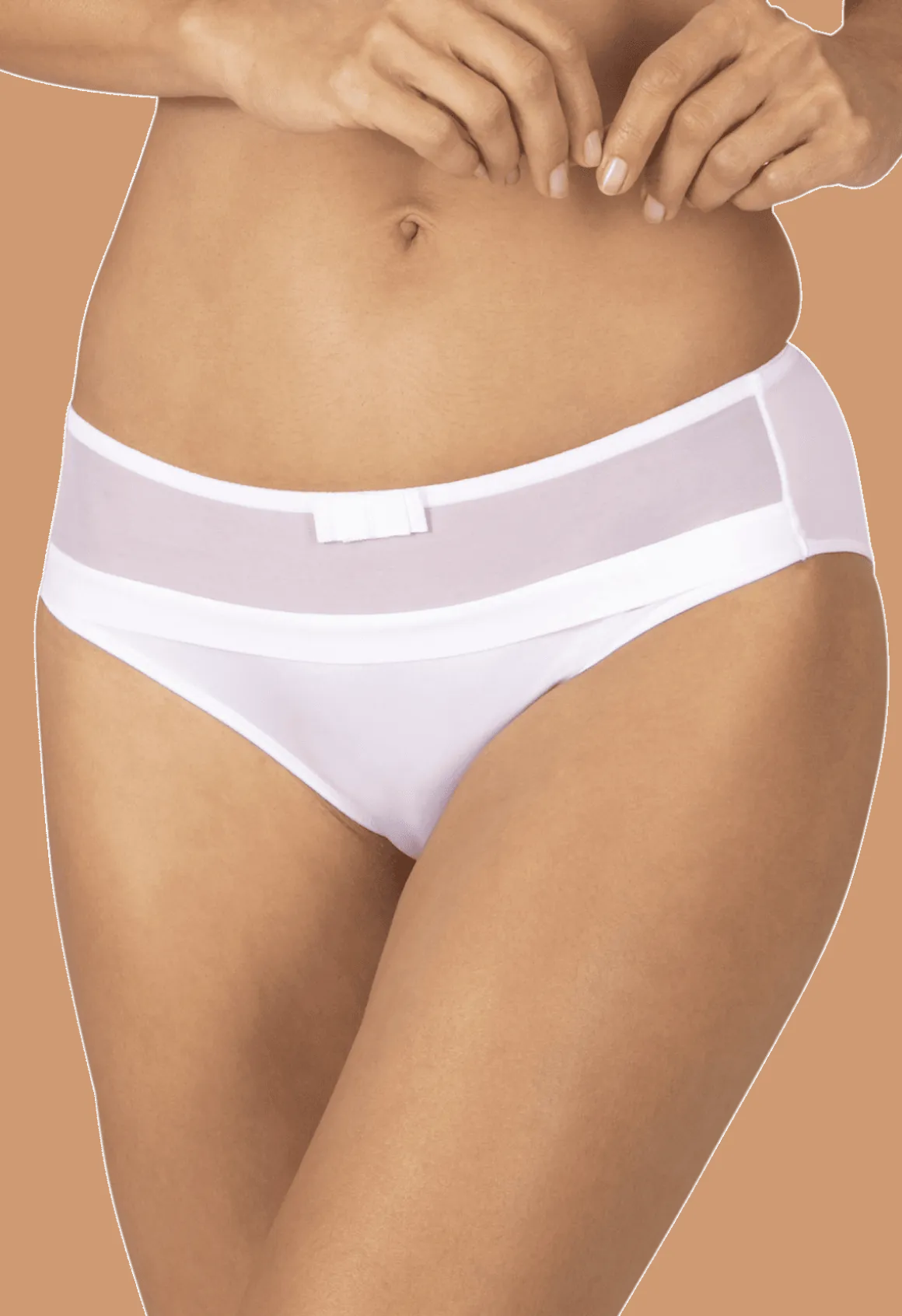 Slip Tulle Design - Blanc