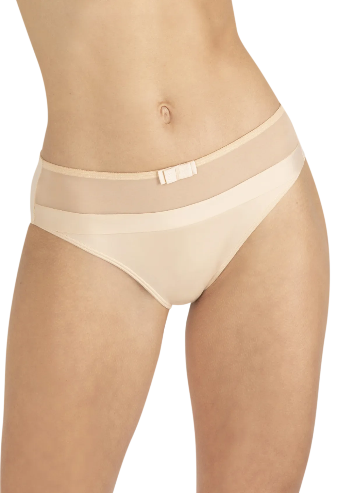 Slip Tulle Design - Nude