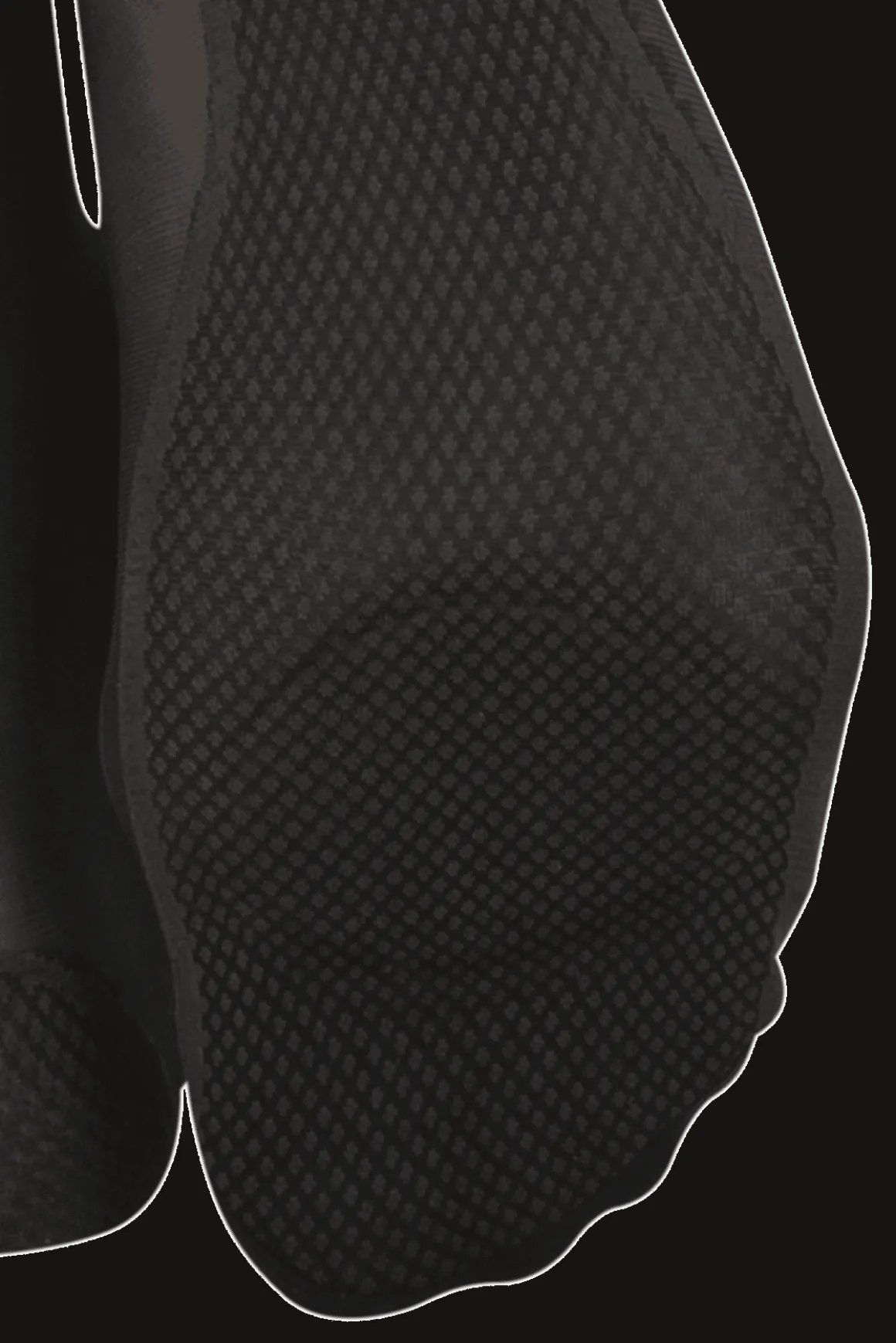 Socquettes Transparentes Bien-Etre des Pieds 19D Well Infini Confort - Noir