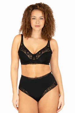 Soutien-gorge à armatures dentelle Well Allure L'Elégante - Noir