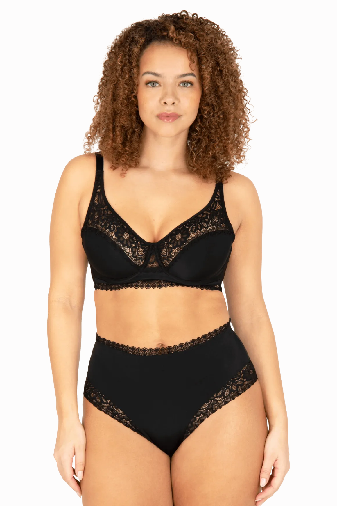 Soutien-gorge à armatures dentelle Well Allure L'Elégante - Noir