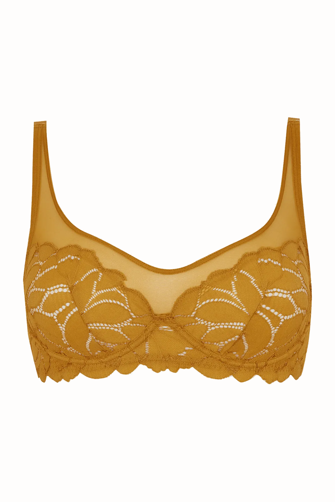 Soutien-gorge à armatures Dentelle Prodigieuse - Ocre