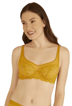 Soutien-gorge à armatures Dentelle Prodigieuse - Ocre