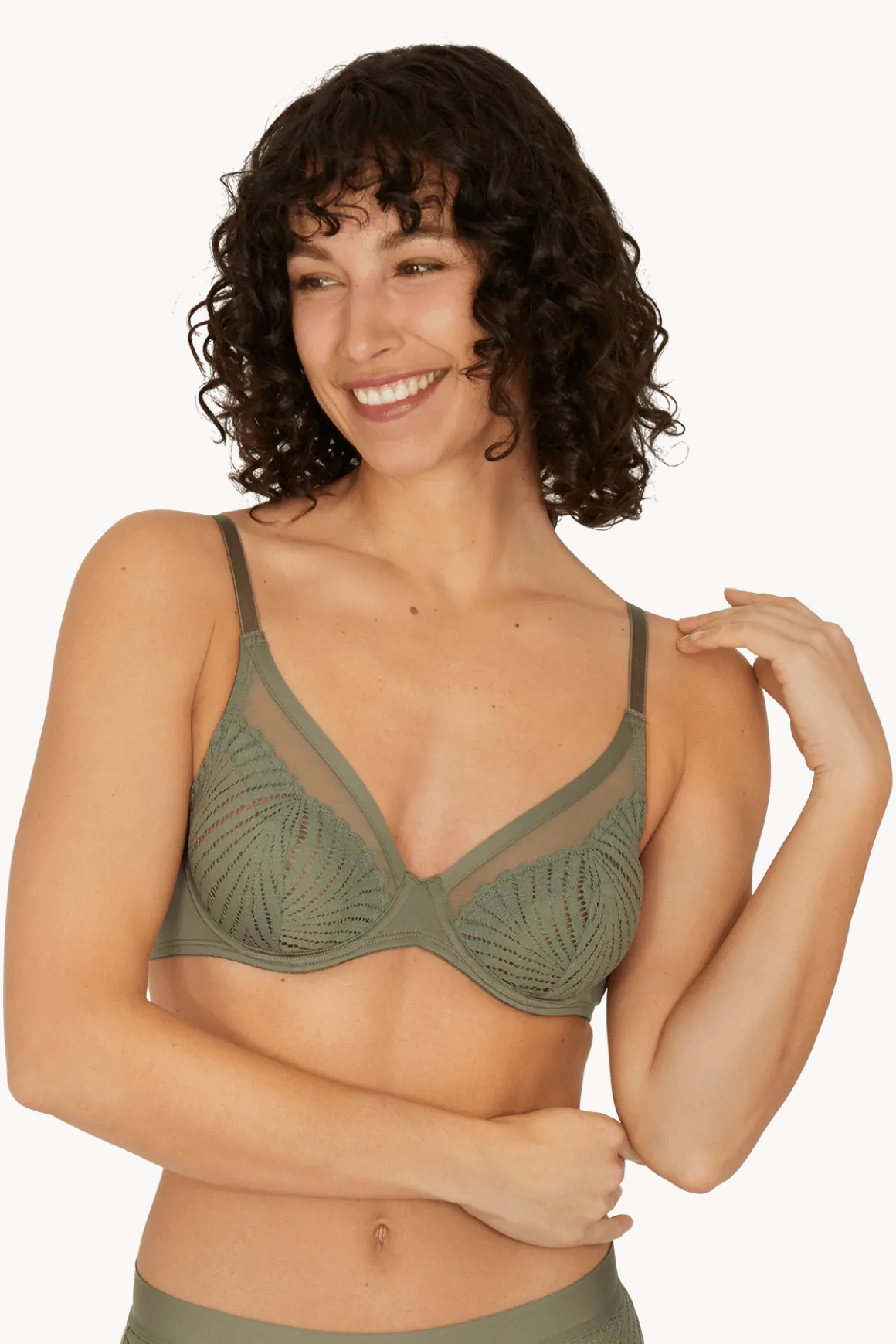 Soutien-gorge à armatures Muse - Kaki