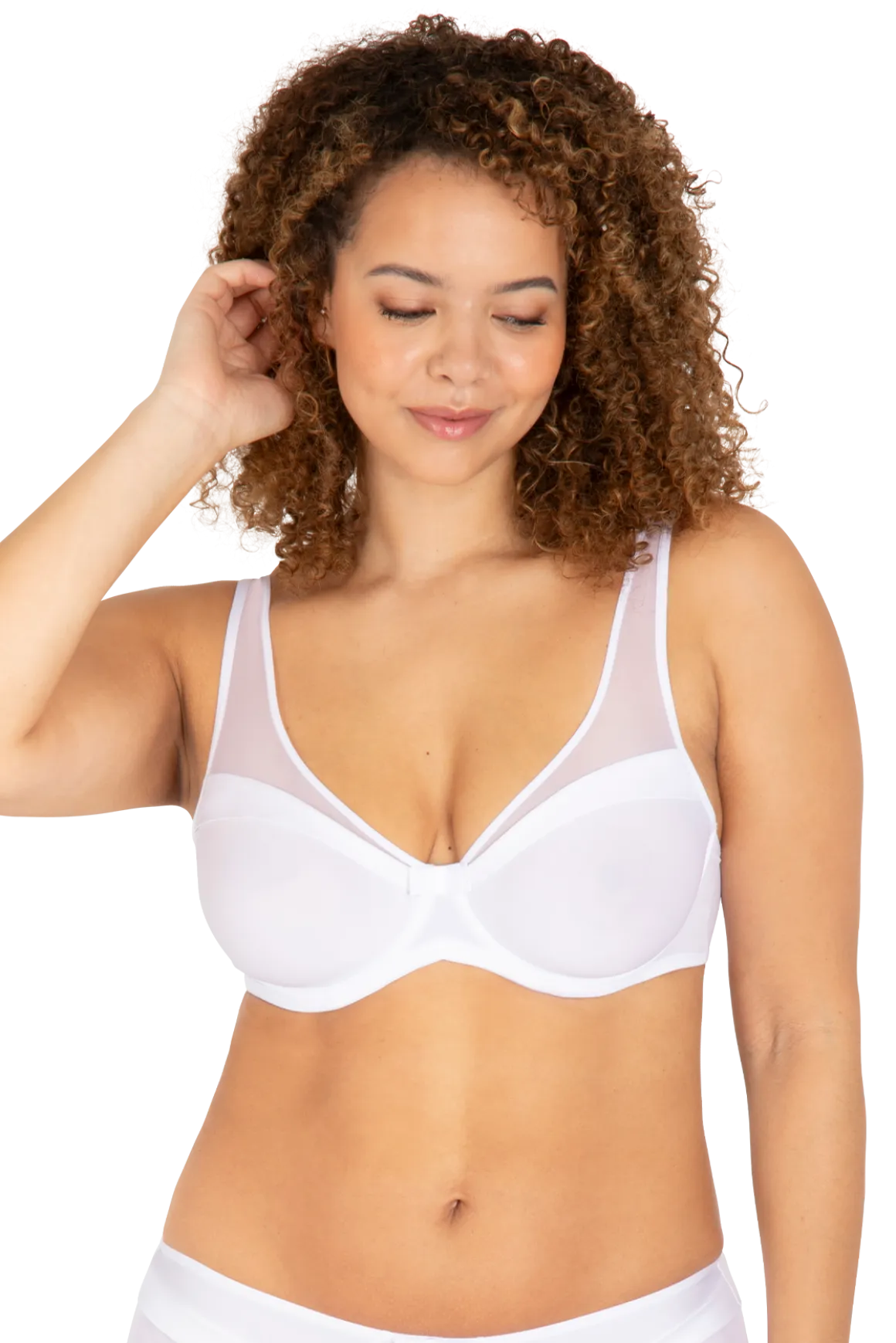 Soutien-gorge à armatures Tulle Design - Blanc