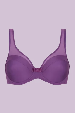 Soutien-gorge à armatures Tulle Design - Violet