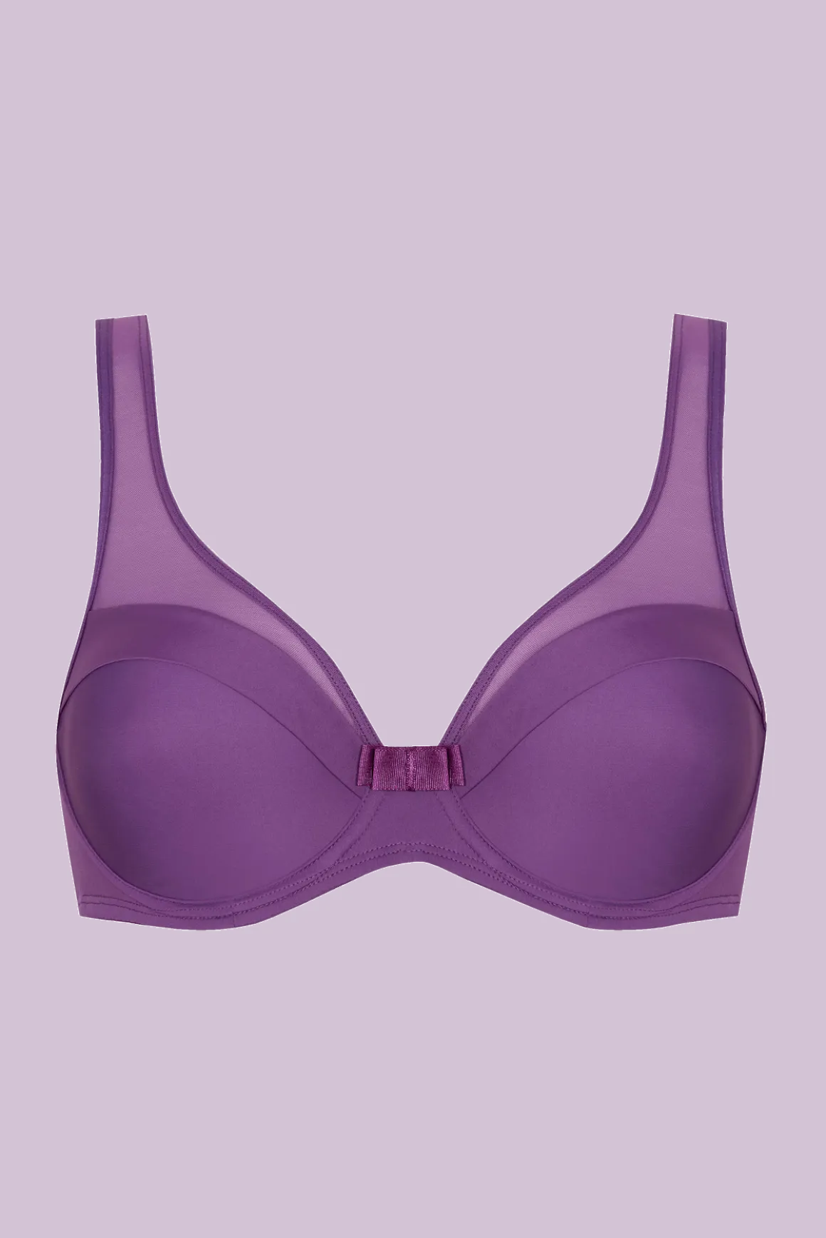Soutien-gorge à armatures Tulle Design - Violet