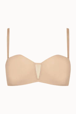 Soutien-gorge bandeau bretelles amovibles invisible Nuances - Nude