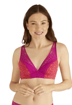 Soutien-gorge coques en dentelle et microfibre L'irrésistible - Tiaré