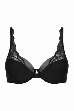 Soutien-gorge à coques Idylle - Noir