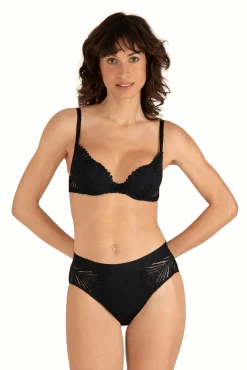 Soutien-gorge à coques Muse - Noir