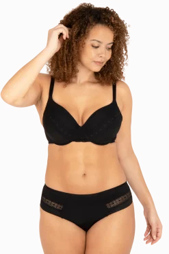 Soutien-gorge à coques spacer Jour après jour - Noir