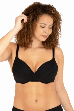 Soutien-gorge à coques spacer Jour après jour - Noir