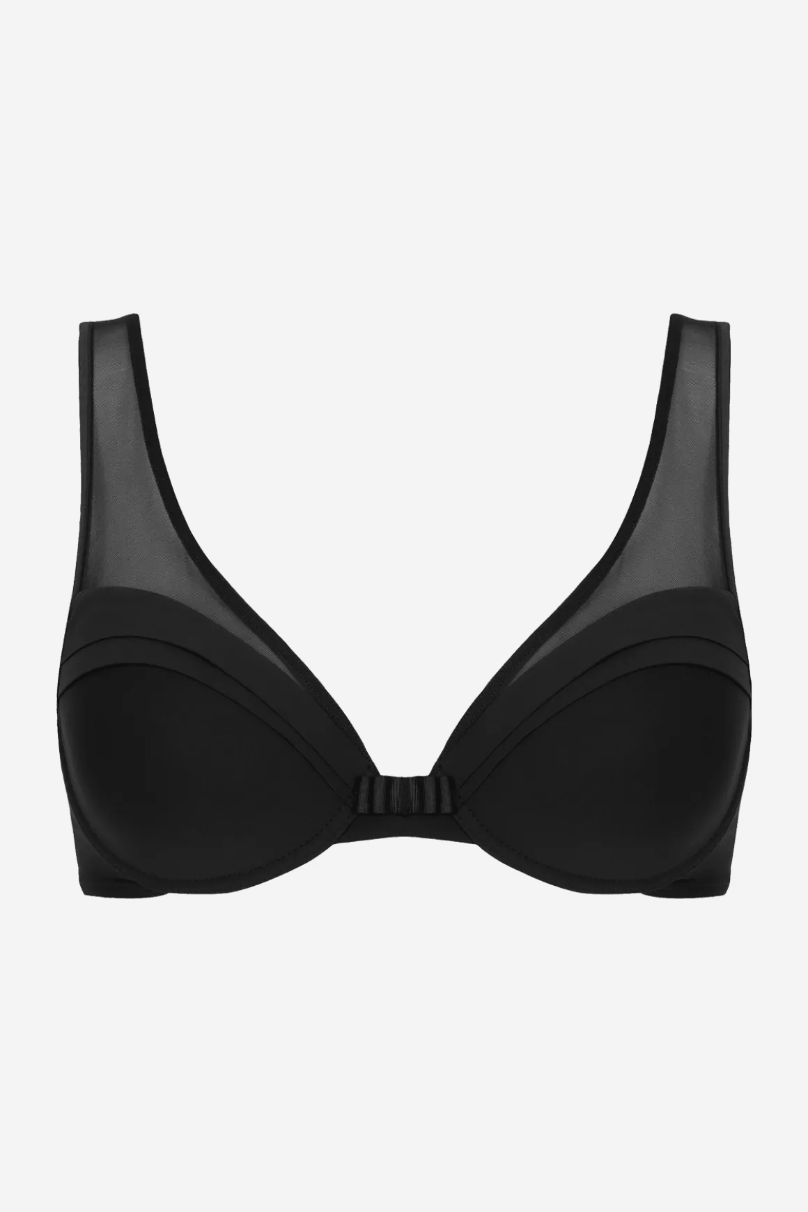 Soutien-gorge coques Tulle Design - Noir