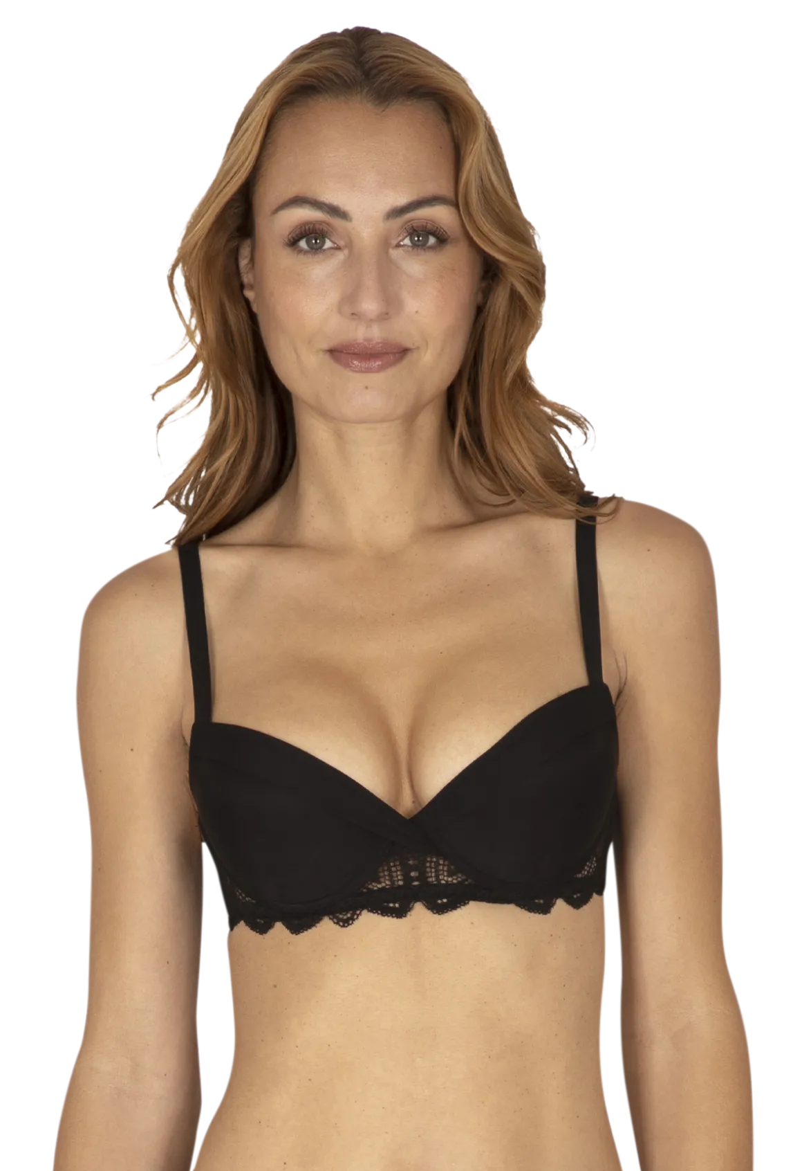Soutien-gorge coques Vertige Drapé - Noir