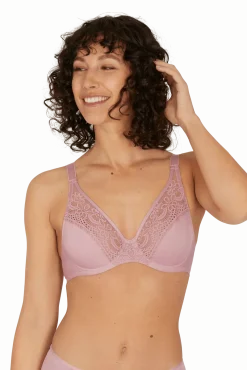 Soutien-gorge foulard à armatures L'irrésistible - Lilas