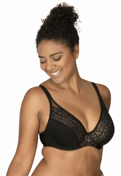 Soutien-gorge foulard à armatures L'irrésistible - Noir