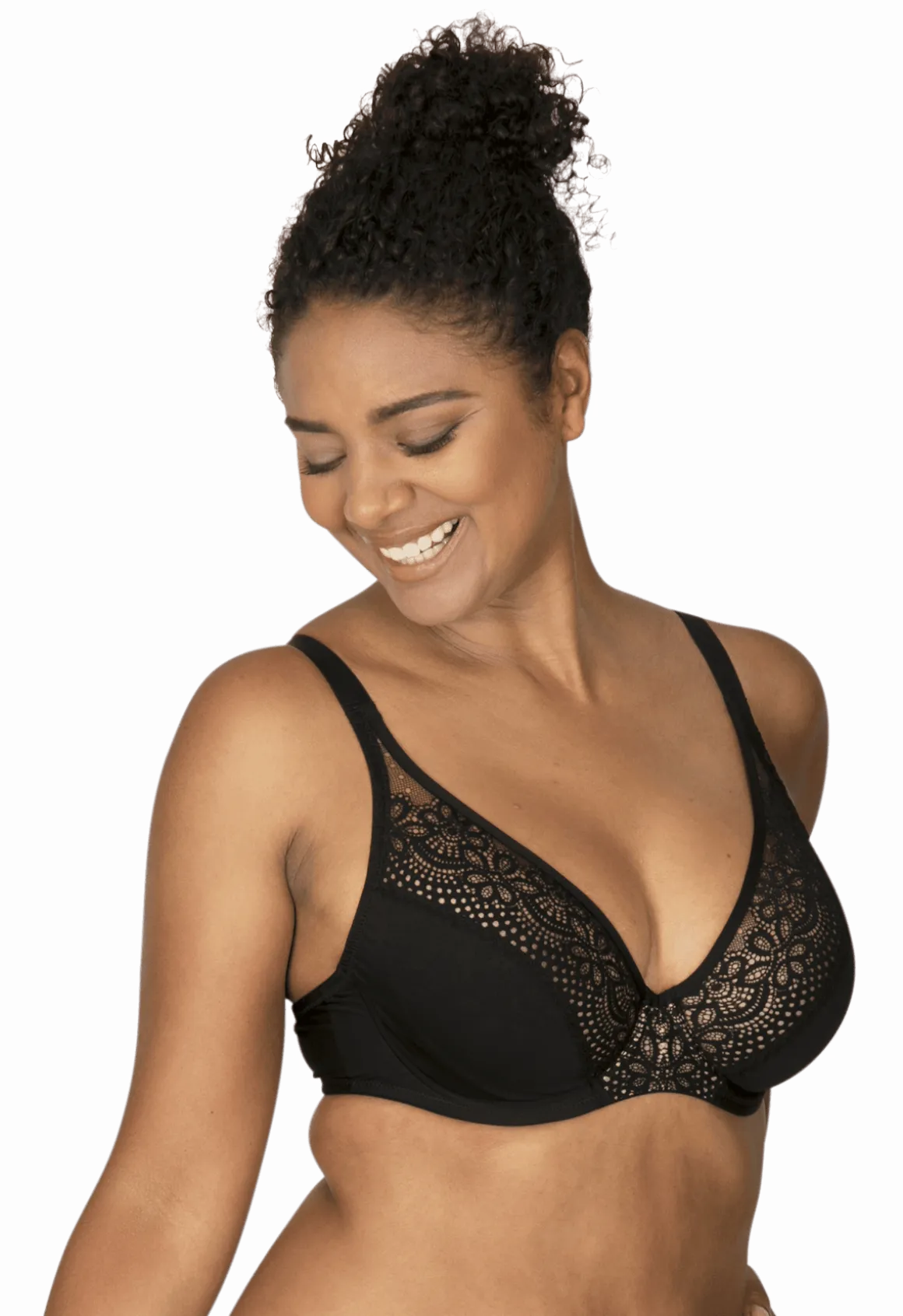Soutien-gorge foulard à armatures L'irrésistible - Noir