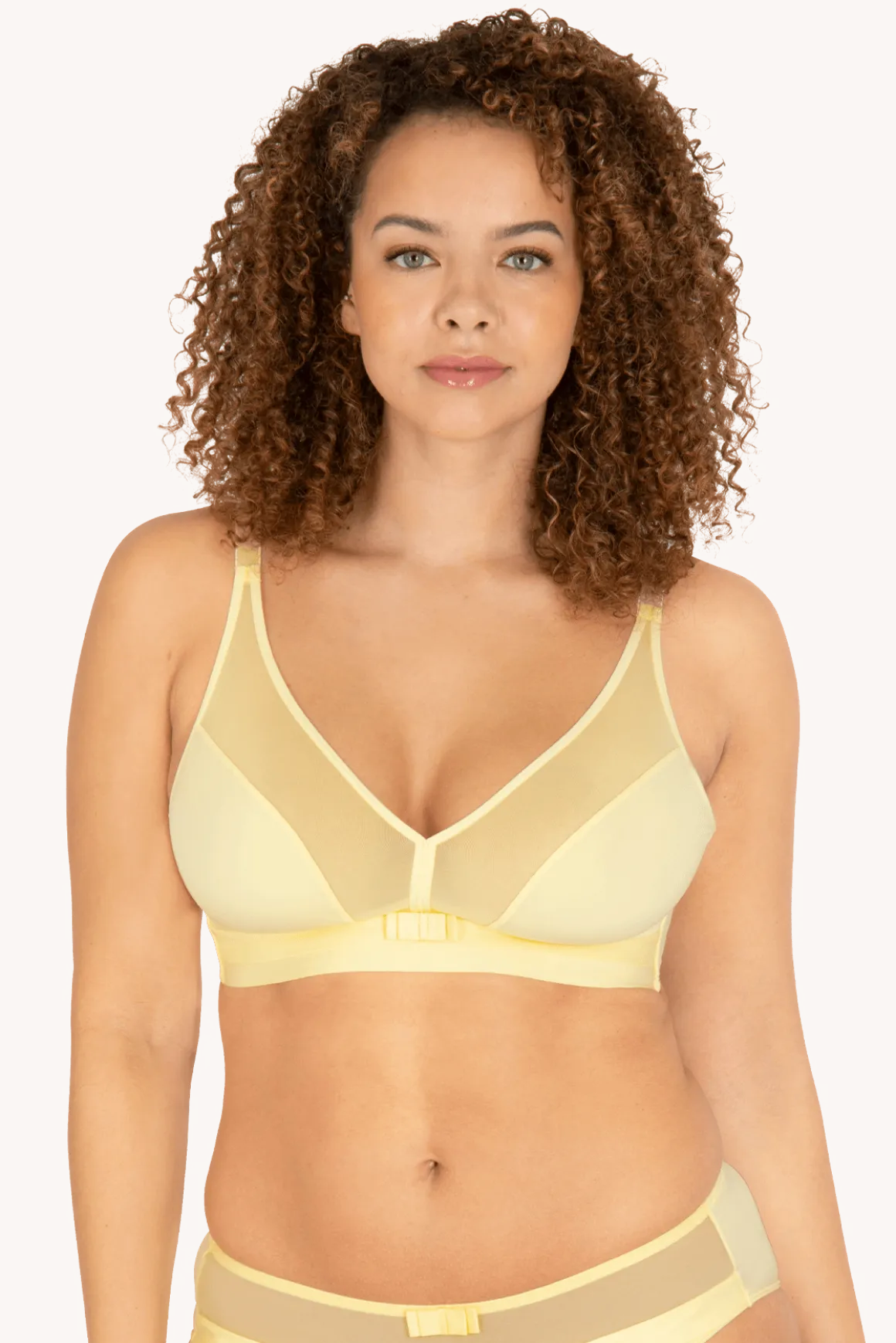 Soutien-gorge sans armatures Tulle Design - Limoncello