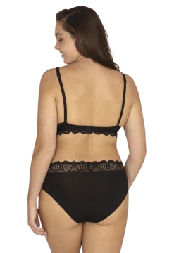 Soutien-gorge sans armatures Vertige Drapé - Noir
