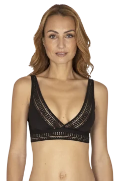 Soutien-gorge sans armatures Arty Graphik - Noir