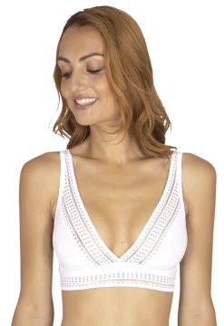 Soutien-gorge sans armatures Arty Graphik - Blanc