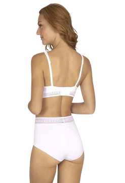 Soutien-gorge sans armatures Arty Graphik - Blanc