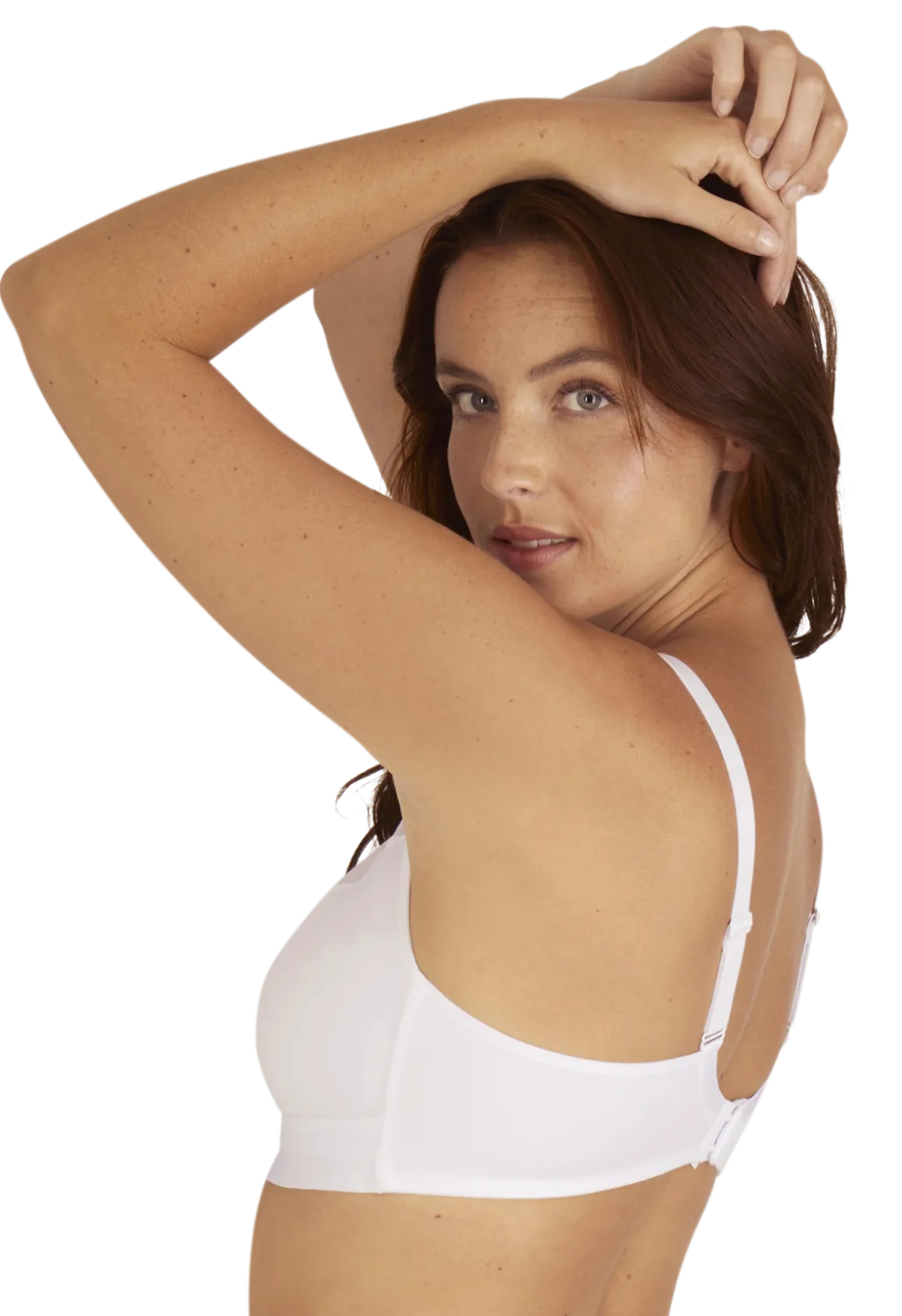 Soutien-gorge sans armatures Tulle Design - Blanc