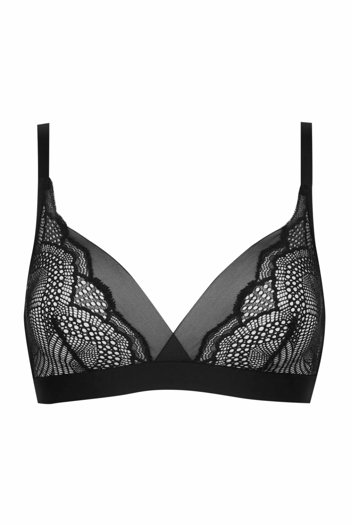 Soutien-gorge sans armatures Idylle - Noir